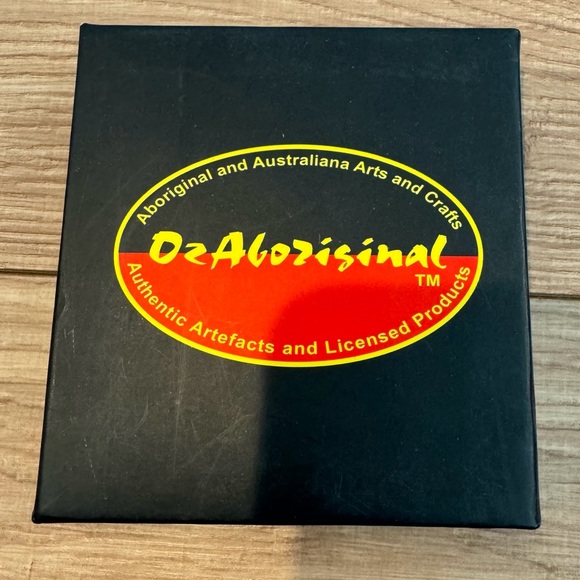 Australian Made Authentic Aboriginal Art Set of 6 Coasters in Original Box - Picture 2 of 10